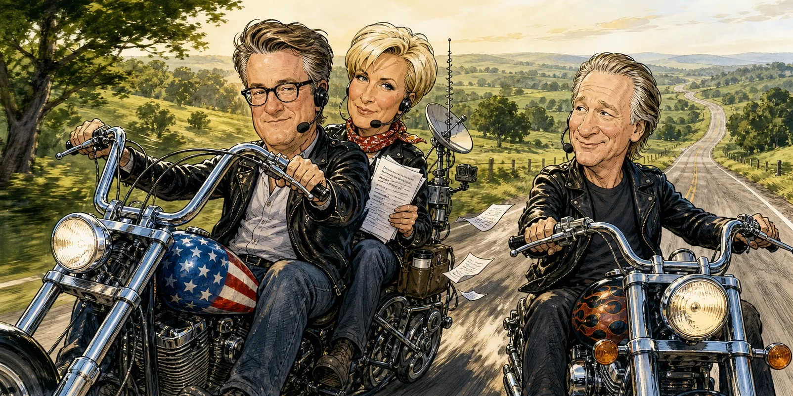 Joe Scarborough and Mika Brzezinski - and Bill Maher - Join the Resistance! Or, How They COULD Have!!